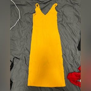 Bright body con dress